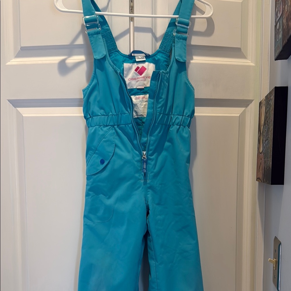 Obermeyer Kids Blue Snow Bib